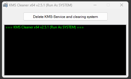 KMSCleaner