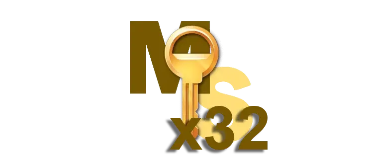 Изображение, обозначающее KMS-активатор для 32-битных систем