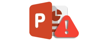Иконка, свидетельствующая о сбое активации программного обеспечения PowerPoint