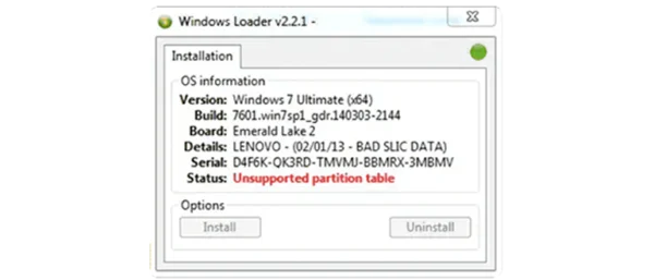 Ошибка "Unsupported partition table" при запуске Windows 7: причины и способы решения
