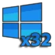 Версия операционной системы Windows 10 с разрядностью 32-битная
