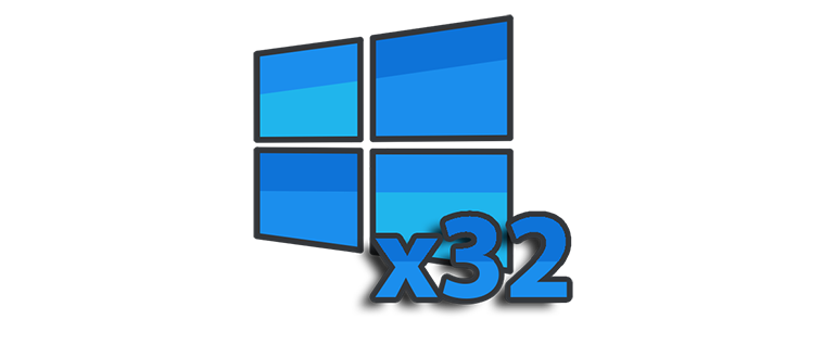 Версия операционной системы Windows 10 с разрядностью 32-битная